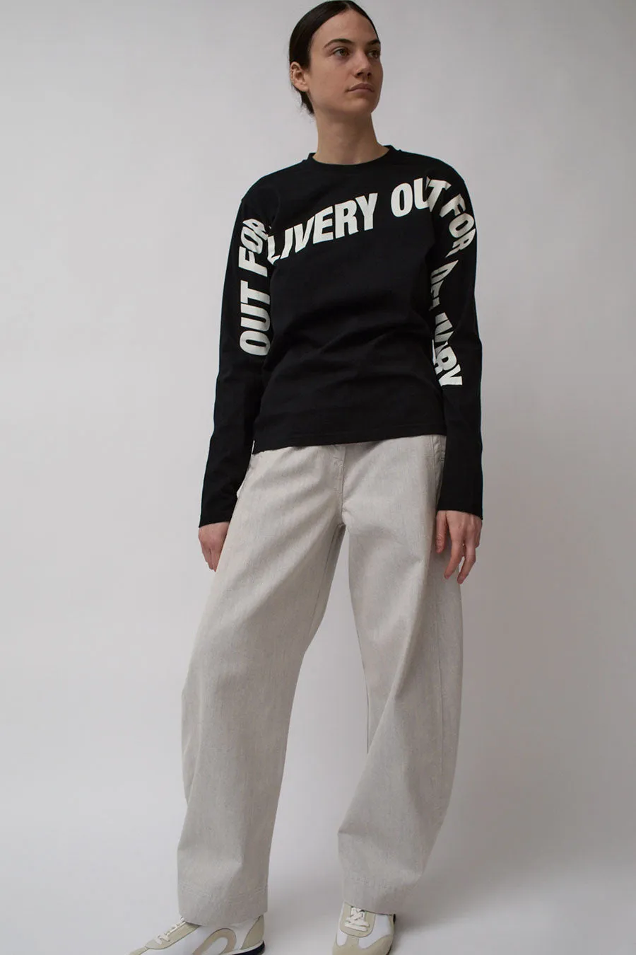 Henrik Vibskov Out for Delivery LS Tee in Black sold by No. 6 product image thumbnail 4