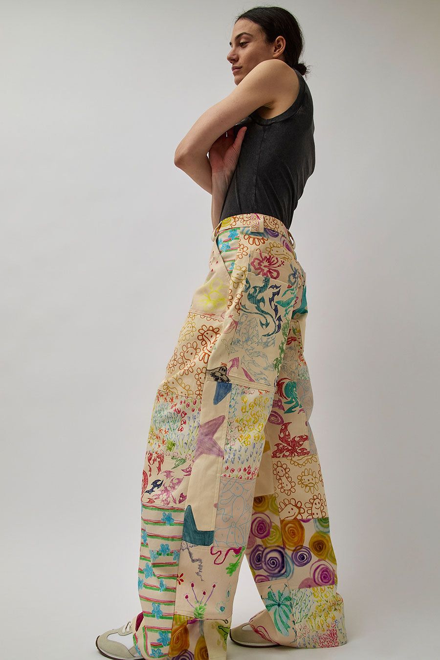 Collina Strada Patchwork Lawn Pant in Doodle Mix sold by No. 6 product image thumbnail 3