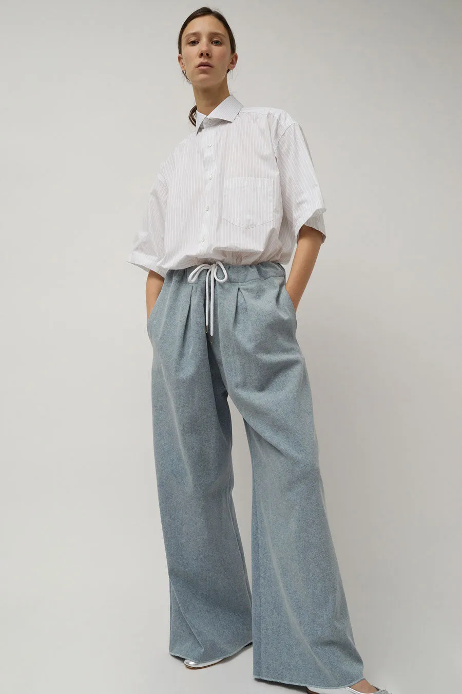 Highlight Studio Denim Sharing Pants in Nostalgic Blue sold by No. 6
