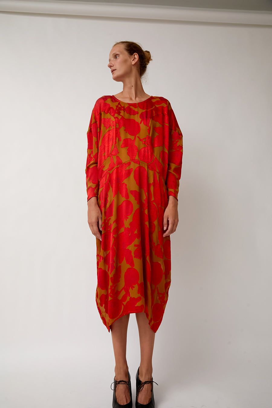 Henrik Vibskov Tomato Dress in Curry Magenta Tomato sold by No. 6 product image thumbnail 2