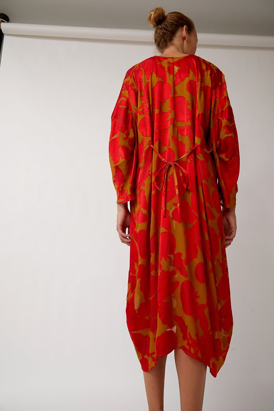 Henrik Vibskov Tomato Dress in Curry Magenta Tomato sold by No. 6 product image thumbnail 5