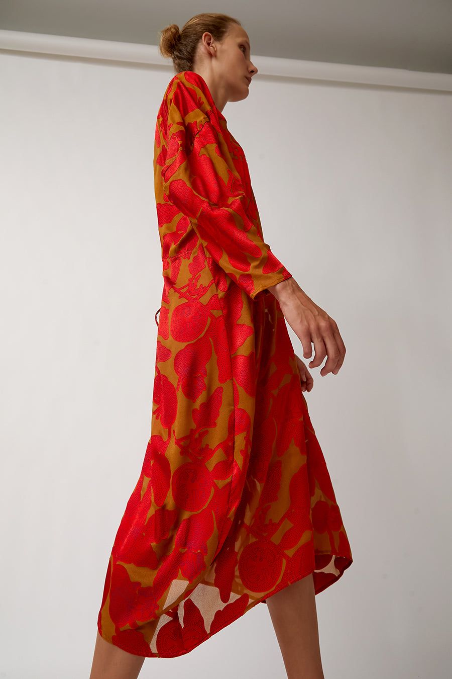 Henrik Vibskov Tomato Dress in Curry Magenta Tomato sold by No. 6 product image thumbnail 3