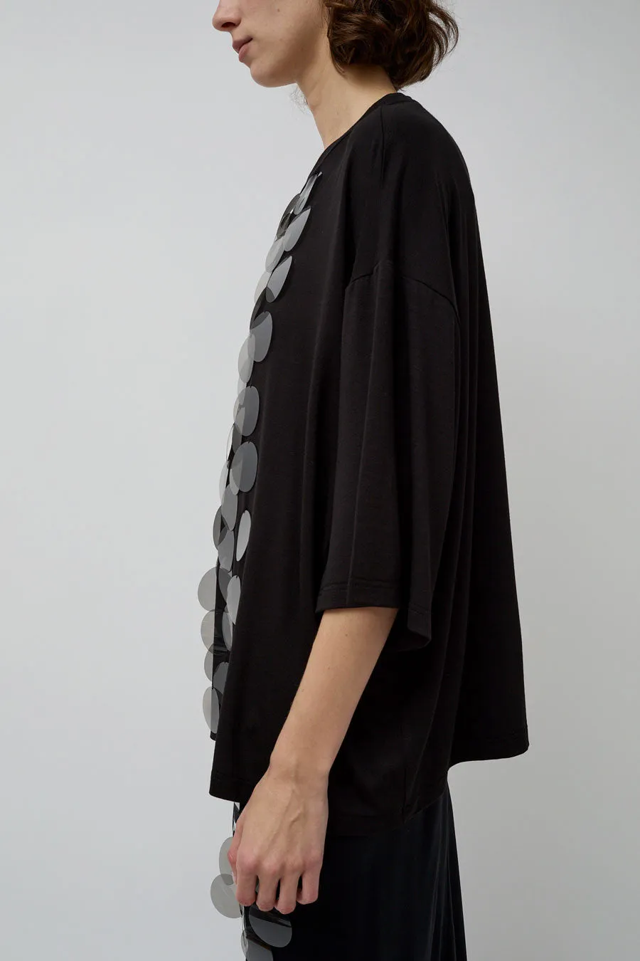 INSHADE Oversized T-Shirt with Sequins in Black sold by No. 6 product image thumbnail 4