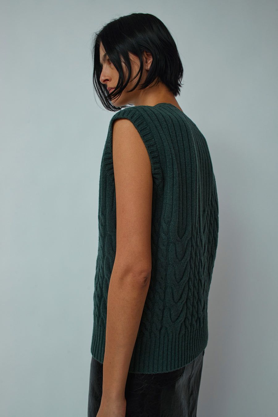 OpéraSPORT Wyatt Vest in Jungle Green sold by No. 6 product image thumbnail 5