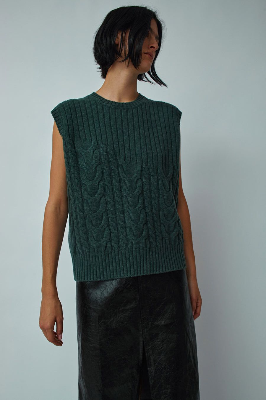 OpéraSPORT Wyatt Vest in Jungle Green sold by No. 6 product image thumbnail 6