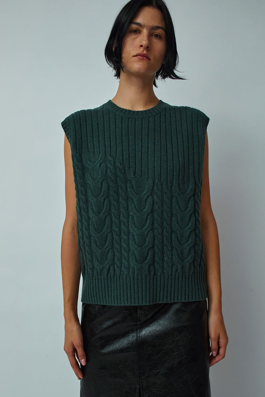 OpéraSPORT Wyatt Vest in Jungle Green sold by No. 6