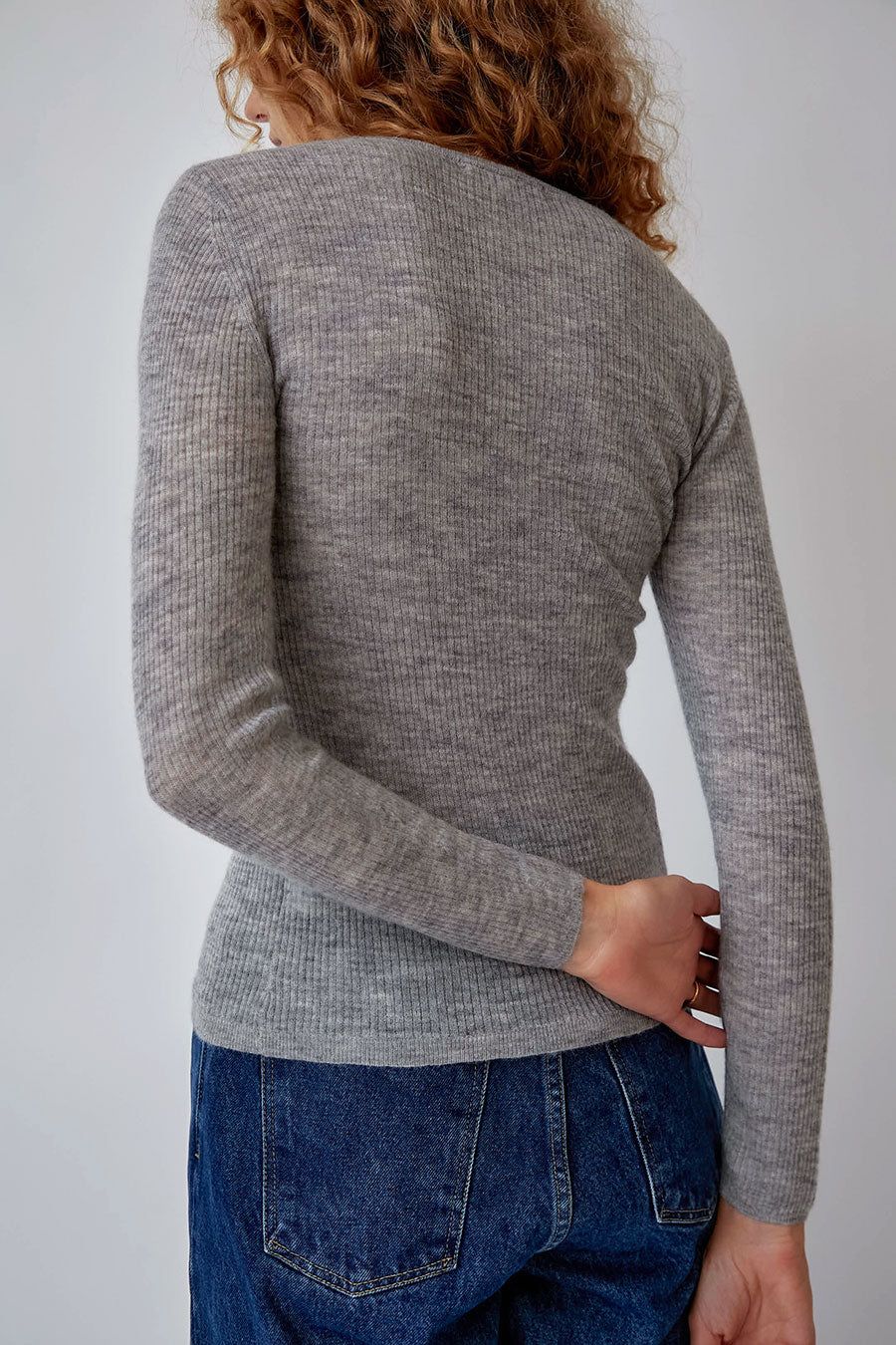 Rue Blanche Underlux Ribs in Grey Melange sold by No. 6 product image thumbnail 5