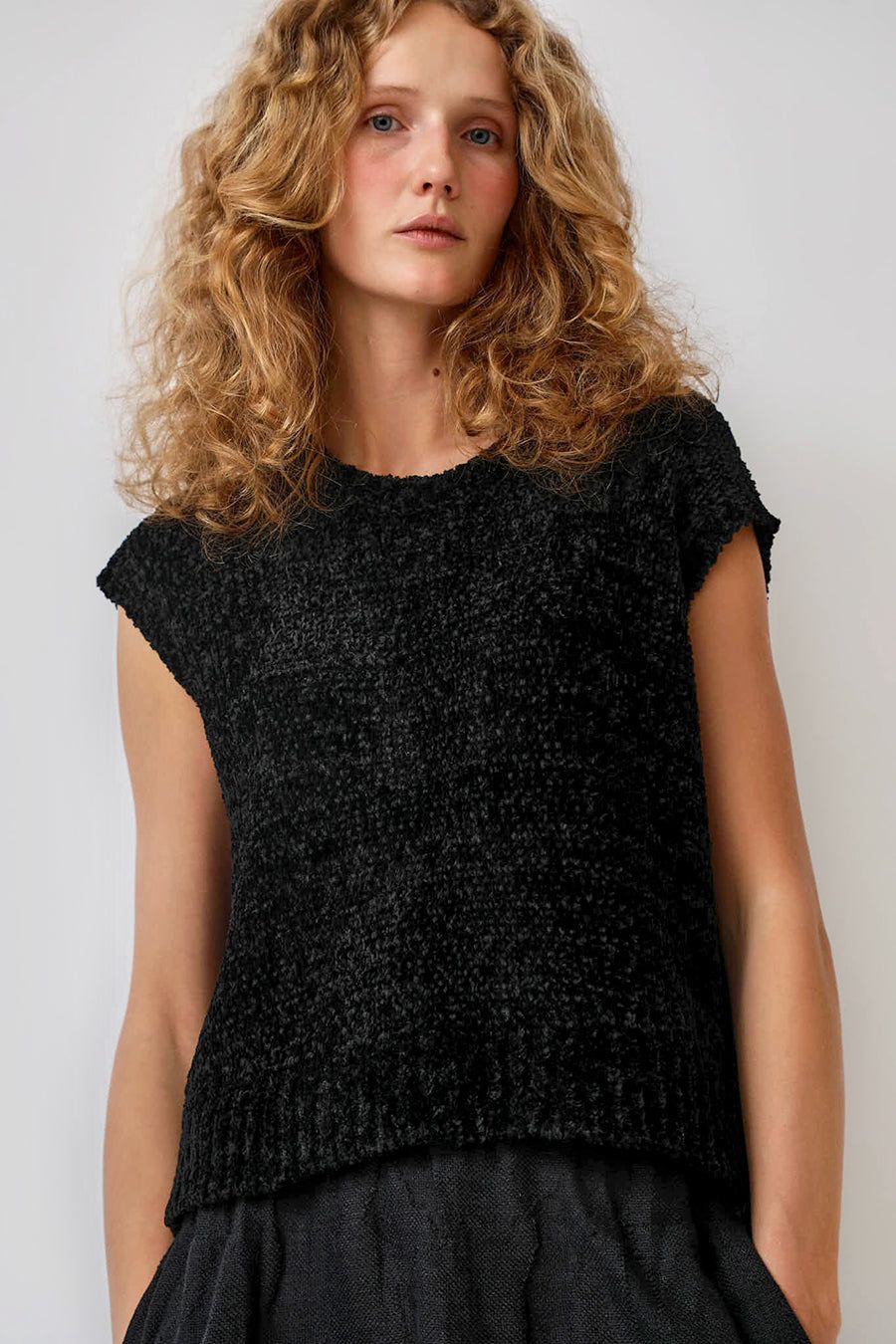 Boboutic Parallelo Vest in Black sold by No. 6