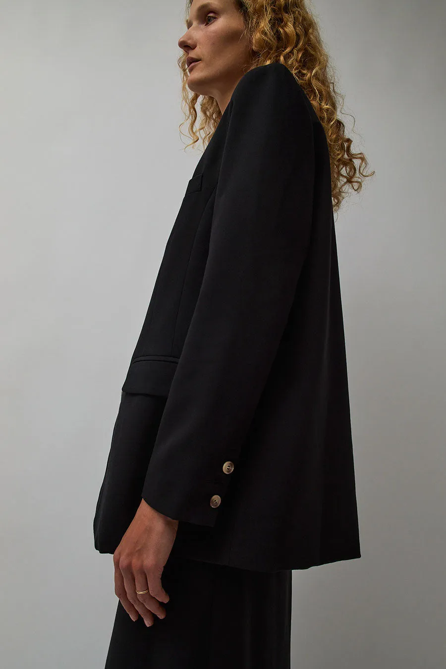 Solaqua The Lilou Blazer in Noir sold by No. 6 product image thumbnail 4