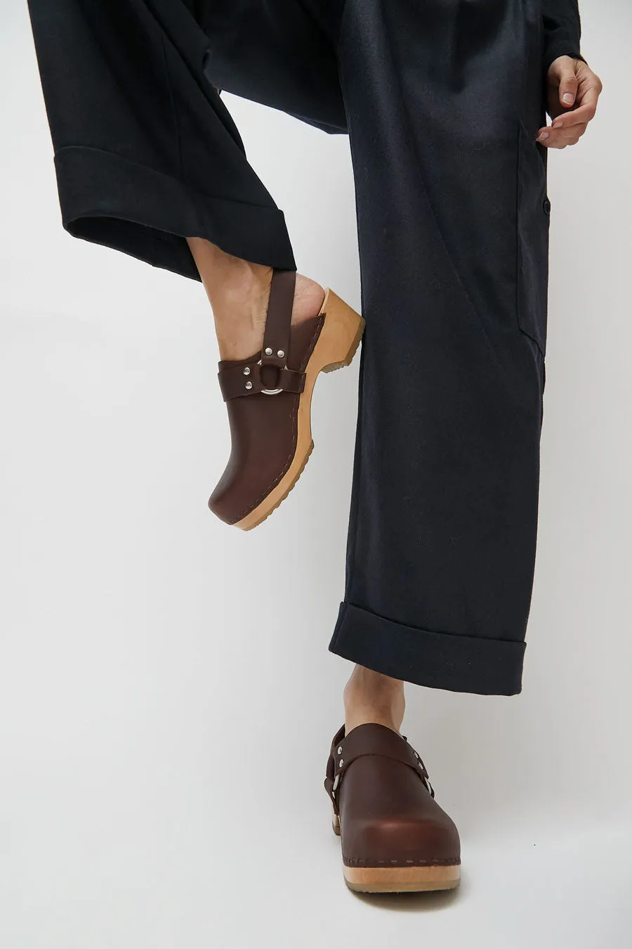 No.6 Brando Clog on Vintage Base in Molasses sold by No. 6 product image thumbnail 5