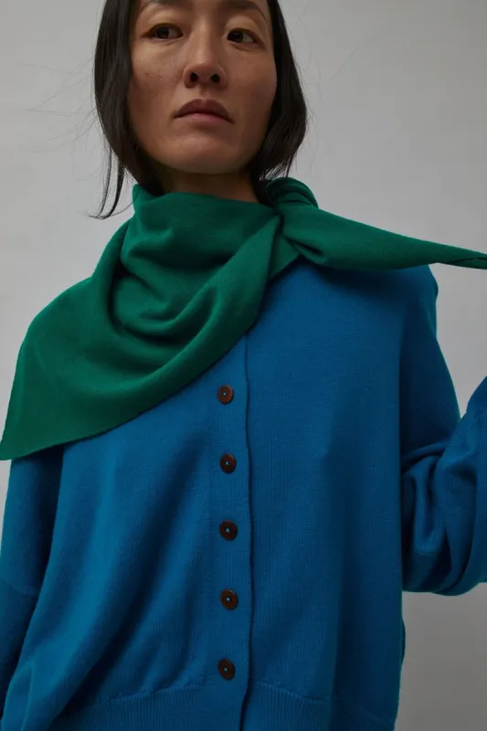 CORDERA Merino Wool Bandana in Teal Green made by No. 6