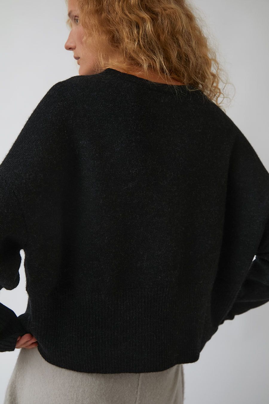Lauren Manoogian High Waist Crewneck in Black Melange sold by No. 6 product image thumbnail 6