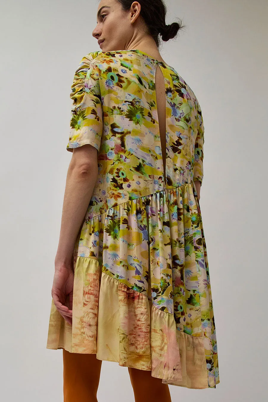 Collina Strada Arc Midi Dress in Puzzle Flower sold by No. 6 product image thumbnail 4