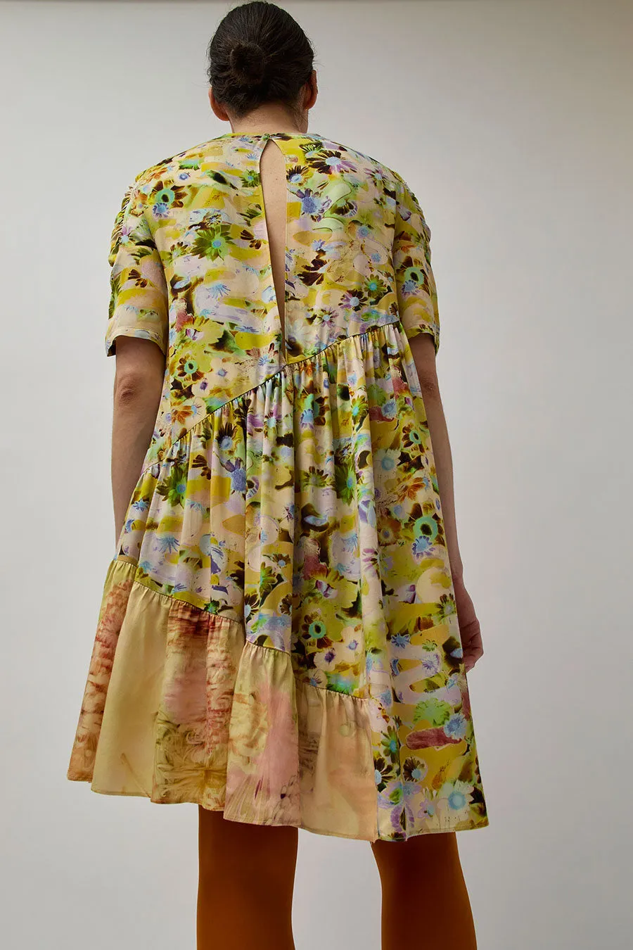 Collina Strada Arc Midi Dress in Puzzle Flower sold by No. 6 product image thumbnail 5