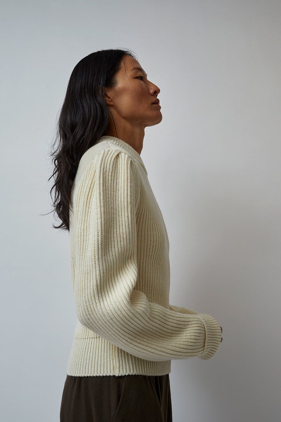 Amomento Half Neck Knit in Ecru sold by No. 6 product image thumbnail 2