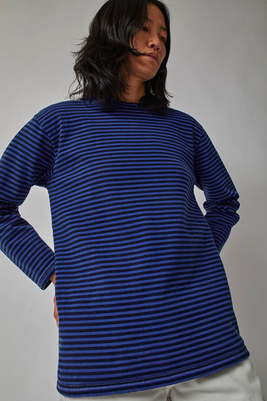 Sultan Wash Sweat Marin in Blue Blue sold by No. 6 product image thumbnail 3