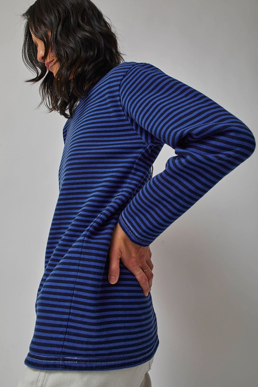 Sultan Wash Sweat Marin in Blue Blue sold by No. 6 product image thumbnail 4