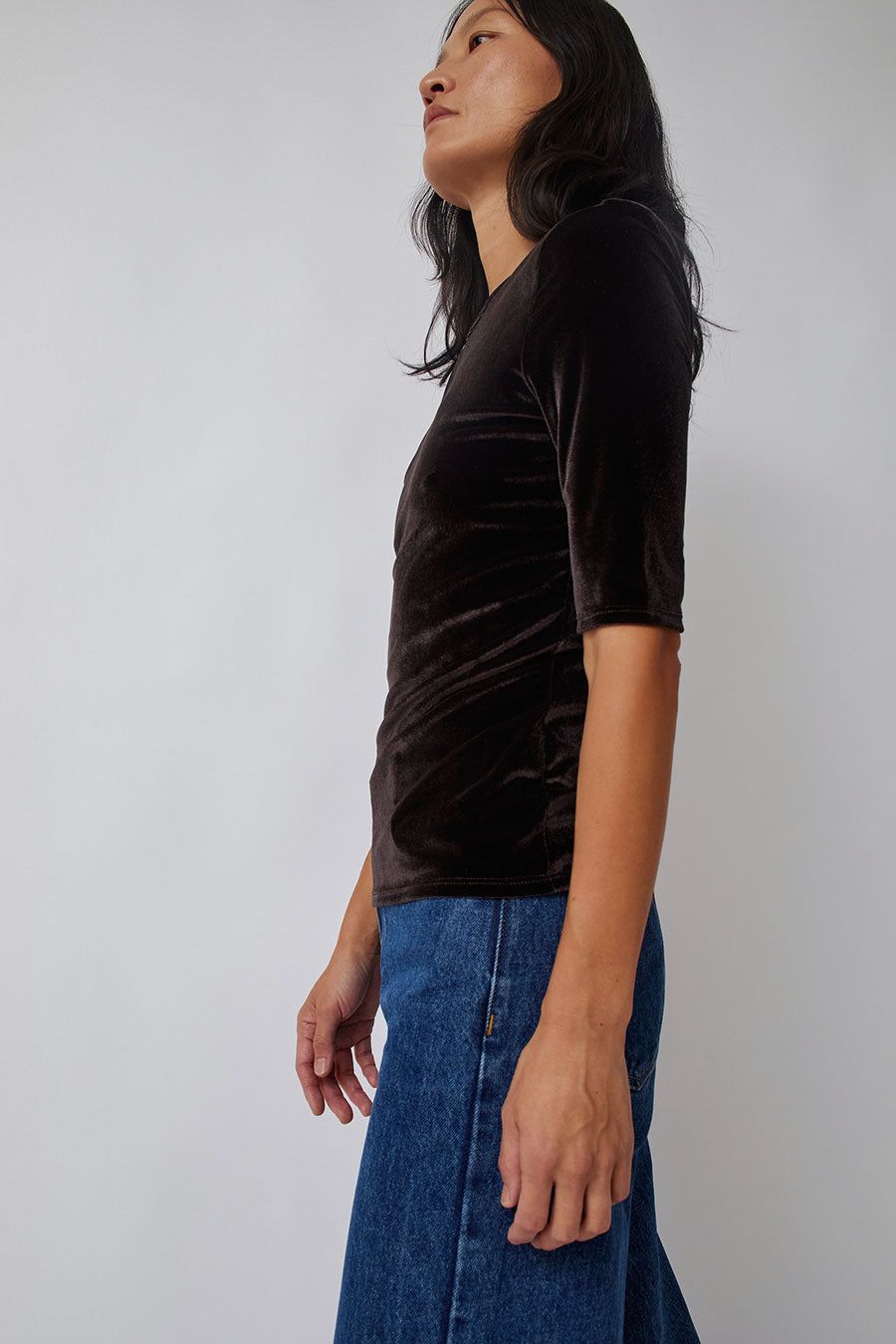 Amomento Back Cut Out T-Shirt in Brown sold by No. 6 product image thumbnail 4