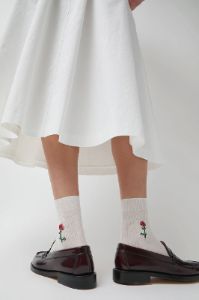 Maria La Rosa Cactus Socks in White sold by No. 6