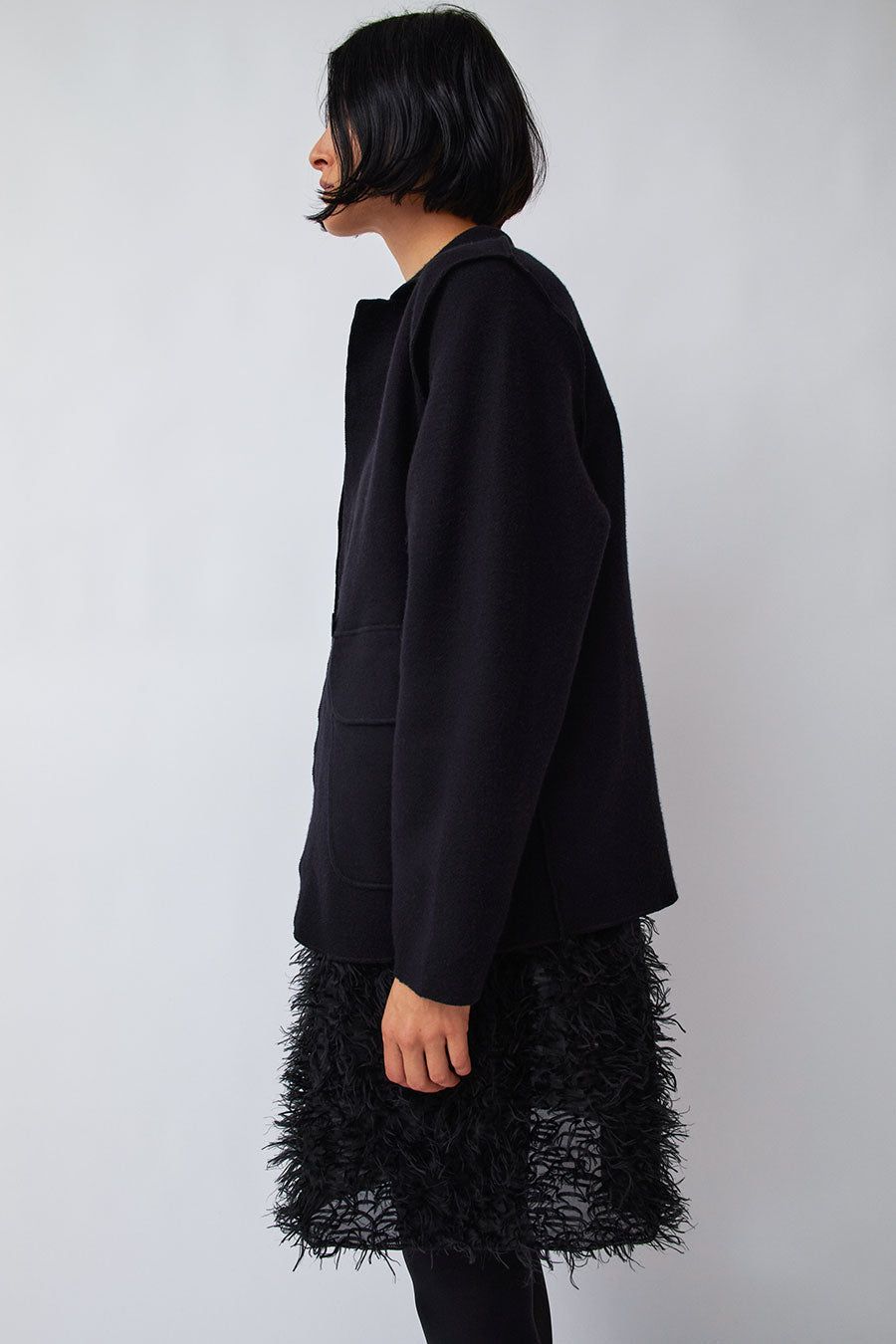 Vladimir Karaleev Wool Jacket in Black sold by No. 6 product image thumbnail 3
