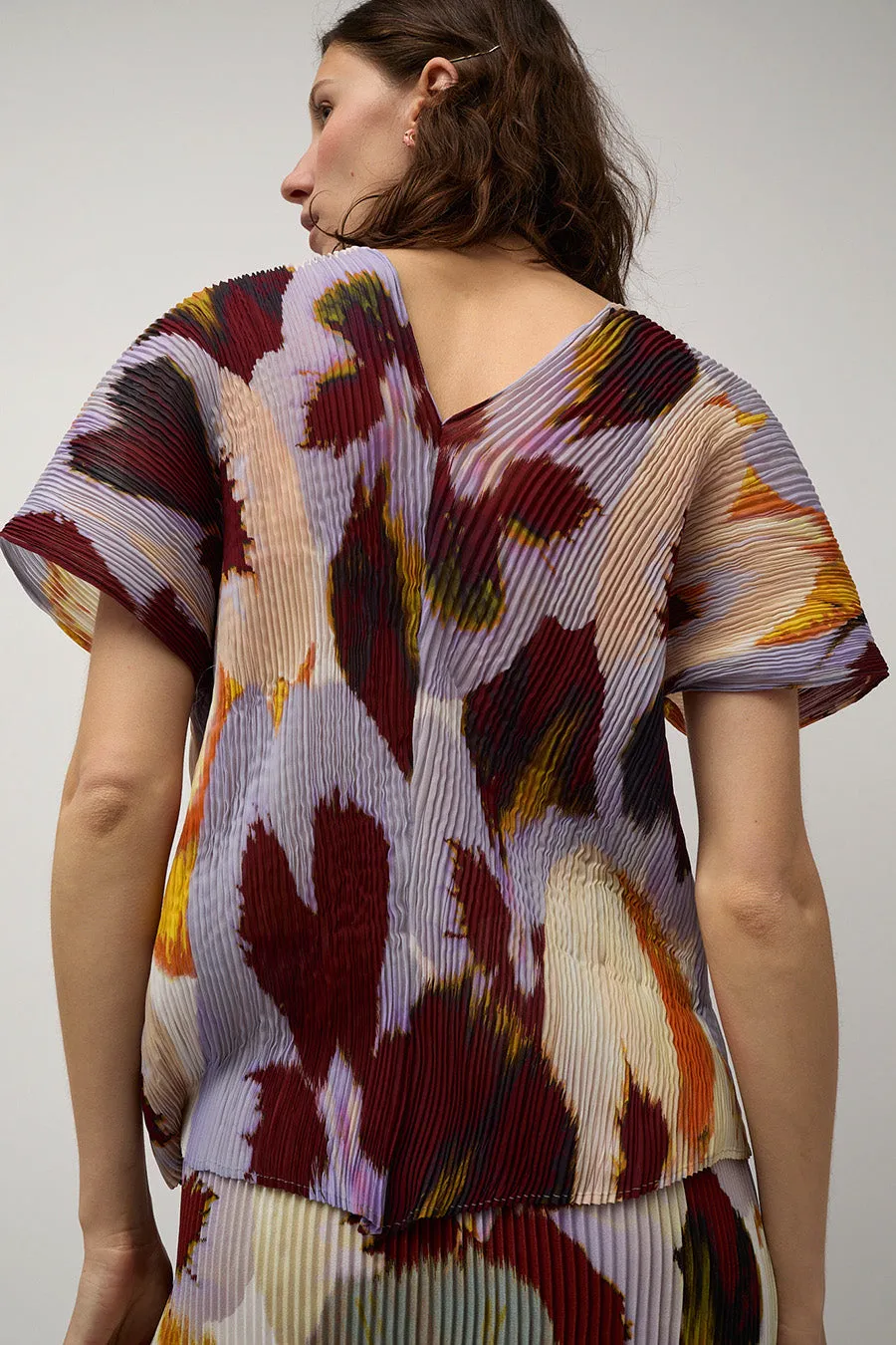 Julia Heuer Irma Top in Lilac Pansy sold by No. 6 product image thumbnail 4