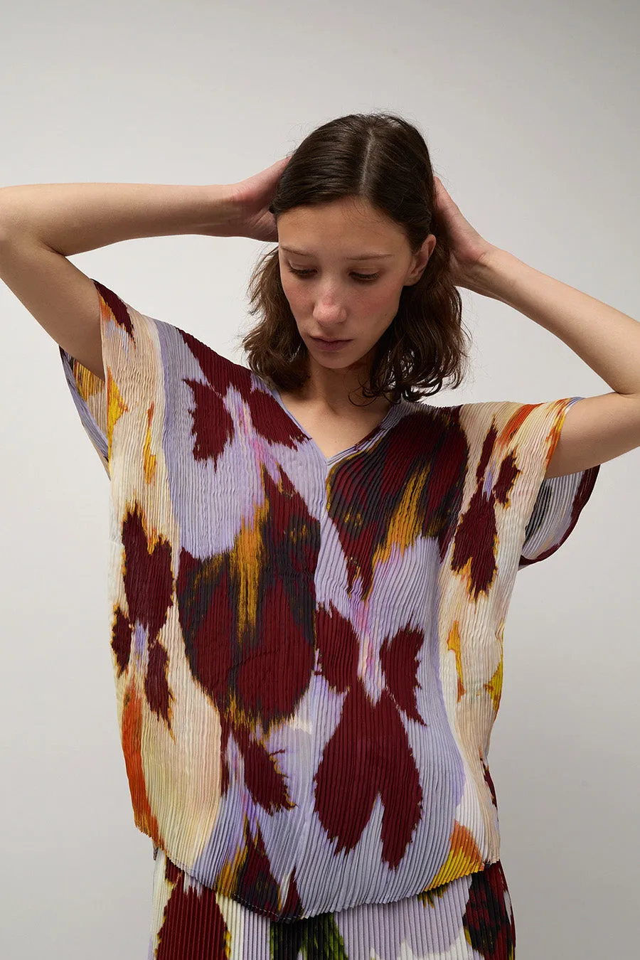 Julia Heuer Irma Top in Lilac Pansy sold by No. 6 product image thumbnail 3