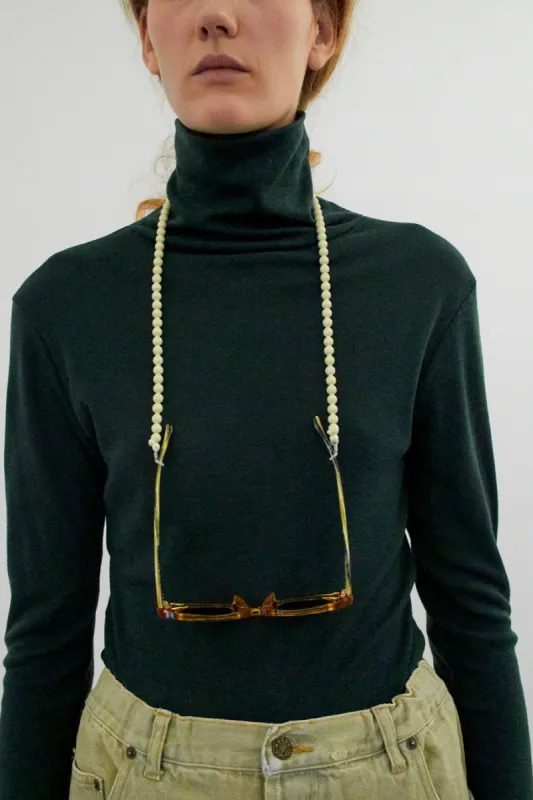 Ina Seifart Glasses Chain in Opal with Opal Thread sold by No. 6