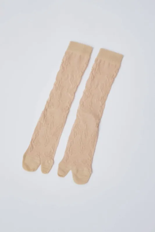 Drogheria Crivellini Jacquard Socks in Biache made by No. 6