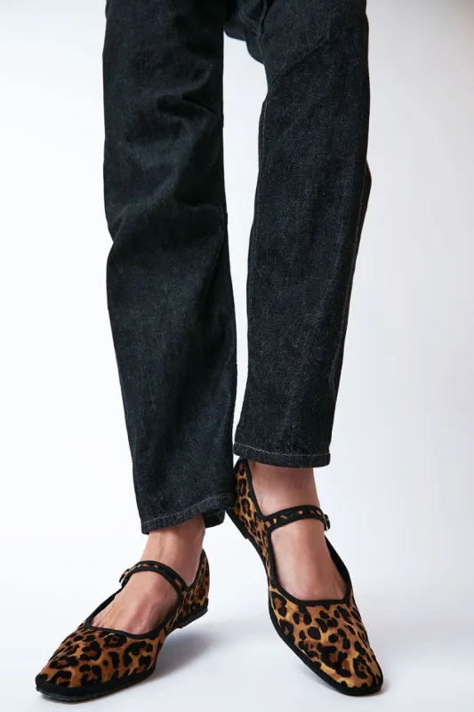 Drogheria Crivellini Square Toe Maryjane in Cheetah made by No. 6