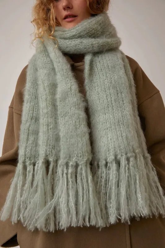 Hinterveld Snuggle Scarf in Seafoam sold by No. 6