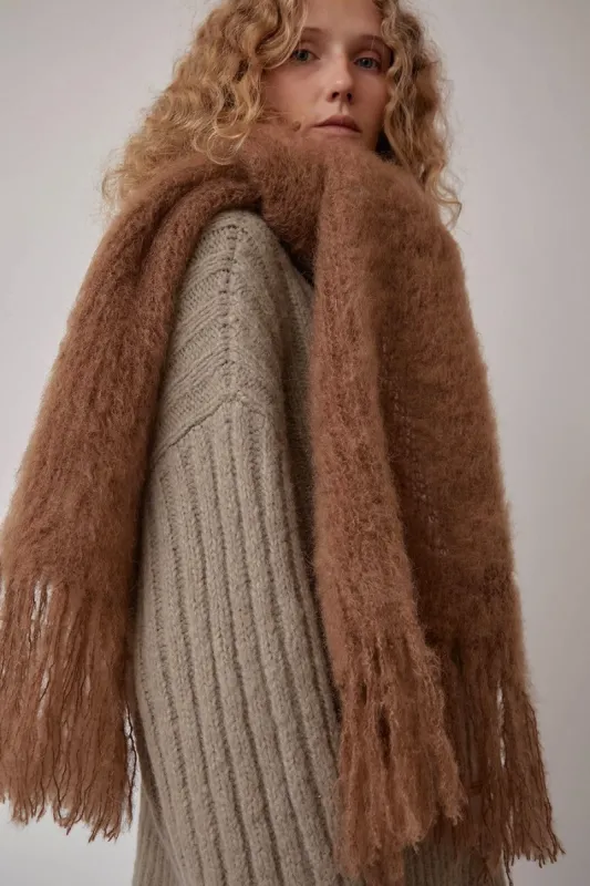 Hinterveld Snuggle Scarf in Blonde sold by No. 6