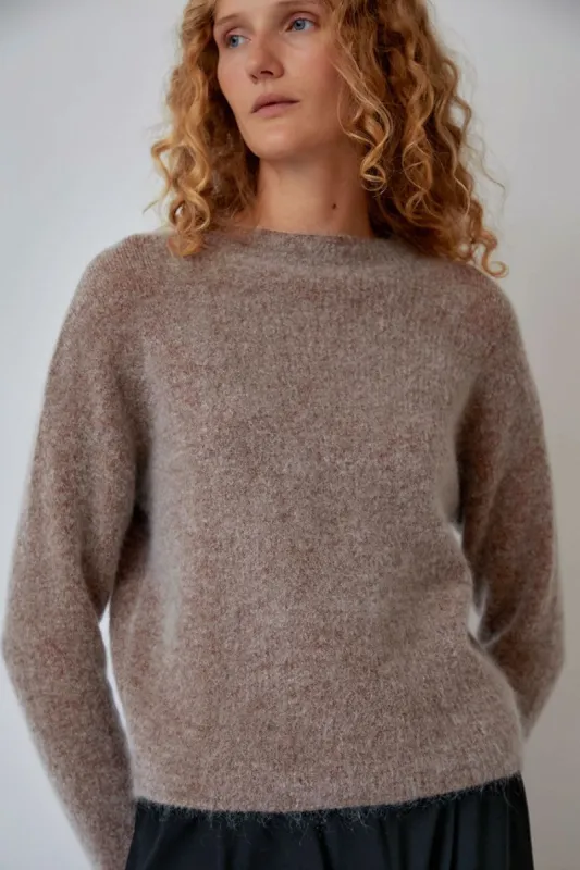 Rue Blanche Mokid Pull in Bark made by No. 6