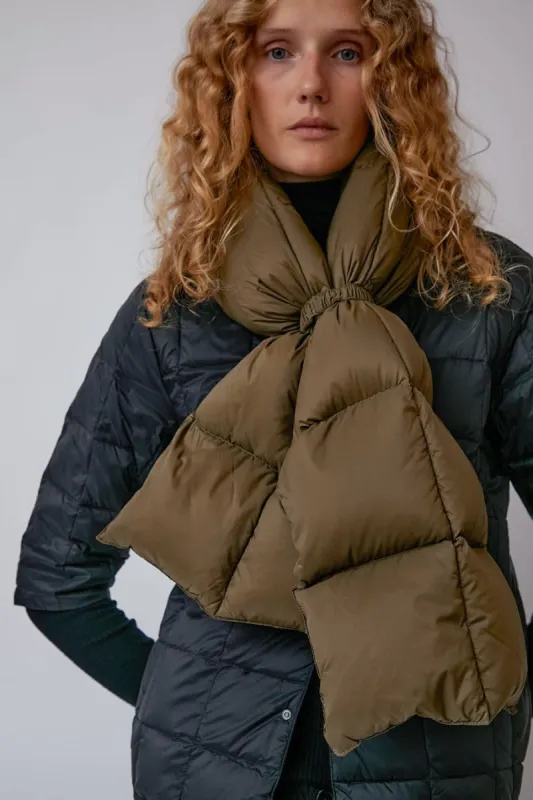 TAION Reversible Mountain Down Volume Puffer in Olive made by No. 6