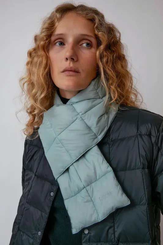 TAION Basic Down Scarf in Ice Mint sold by No. 6