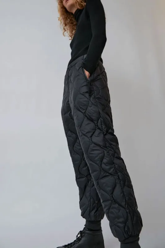 TAION Military Down Pants in Black sold by No. 6