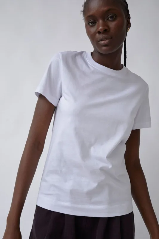 Ninety Percent Drew Classic T-Shirt in White made by No. 6