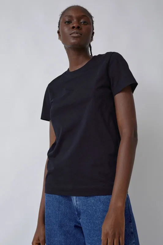 Ninety Percent Drew Classic T-Shirt in Black made by No. 6