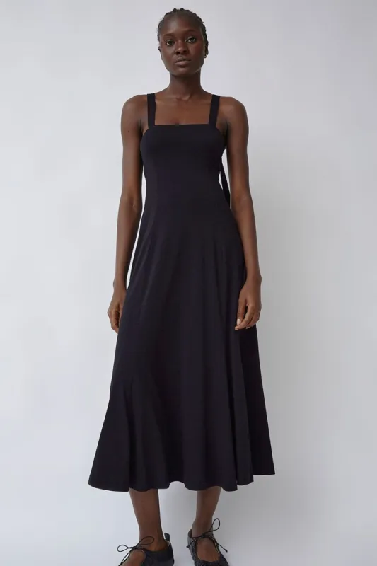 Ninety Percent Terra Dress in Black made by No. 6