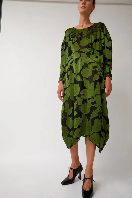 Henrik Vibskov Tomato Dress in Black Green Tomato sold by No. 6