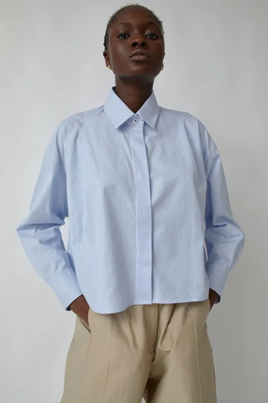 CORDERA Oxford Shirt in Blue made by No. 6