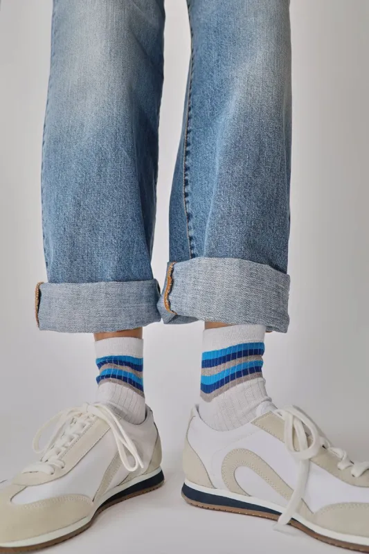 Maria La Rosa Sport Socks in Blue sold by No. 6