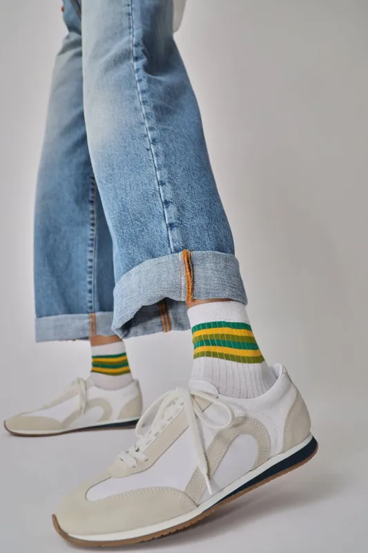 Maria La Rosa Sport Socks in Green sold by No. 6