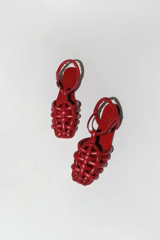 Hereu Cabersa Sandal in Ruby sold by No. 6