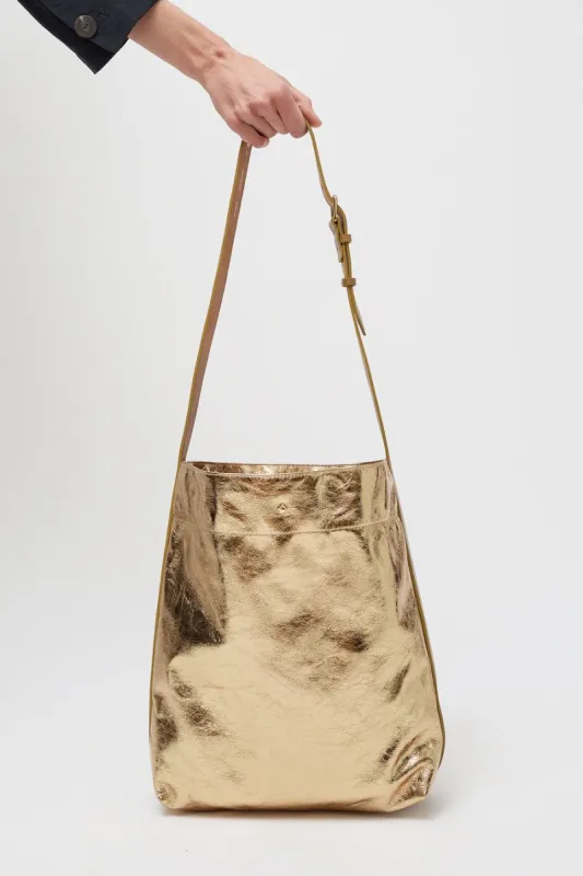 Herbert Frere Soeur Le Enzo Laminato Bag in Bronze and Laminato sold by No. 6