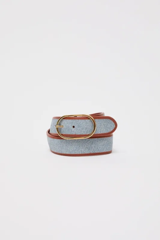 Herbert Frere Soeur La Paname Jean Gansee Belt in Caramel and Jean sold by No. 6