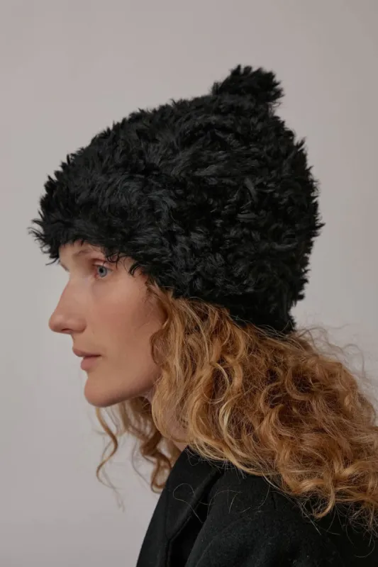 Muhlbauer Alpin Beanie in Black sold by No. 6