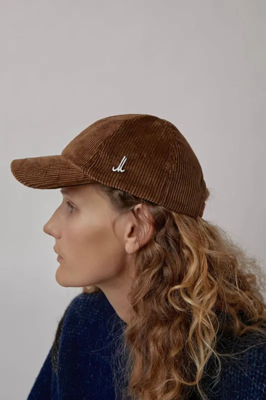 Muhlbauer Base Cap in Camel Corduroy made by No. 6