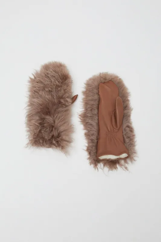 Imoni Tibet Mittens in Camel made by No. 6