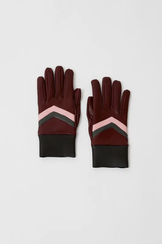 Imoni Tracy Gloves in Bordeaux made by No. 6