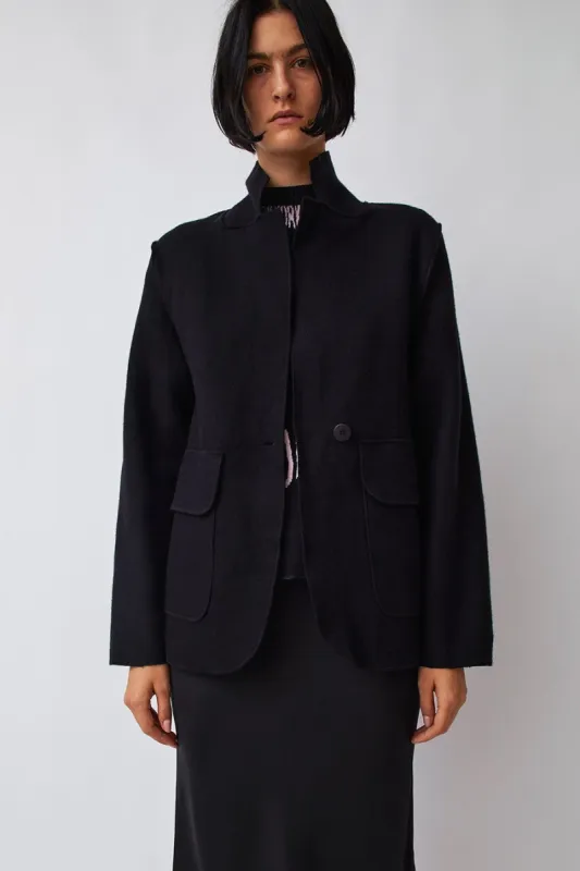 Vladimir Karaleev Wool Jacket in Black made by No. 6